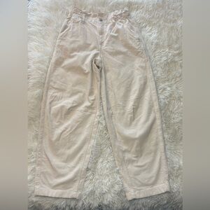 American Eagle Outfitters Light Khaki barrel cut